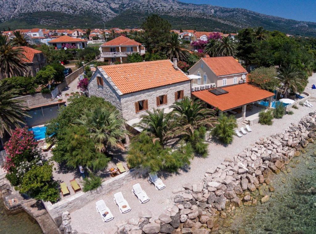 Luxury Beachfront Villa Mare With Private Pool At The Beach Orebic - Peljesac Exterior foto