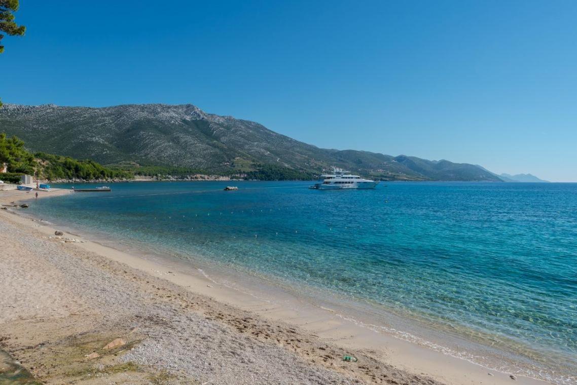 Luxury Beachfront Villa Mare With Private Pool At The Beach Orebic - Peljesac Exterior foto